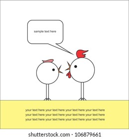 cartoon  chicken