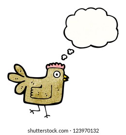 pollo de dibujos animados