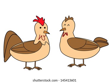 cartoon chicken