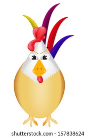 Cartoon chicken