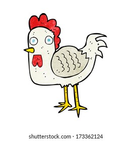 Cartoon-Huhn