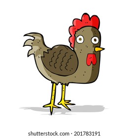 pollo de dibujos animados
