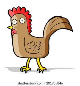pollo de dibujos animados