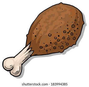 2,482 Chicken leg clip art Images, Stock Photos & Vectors | Shutterstock