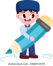 cartoon children back to school