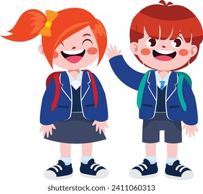 dibujos animados para niños de vuelta a la escuela