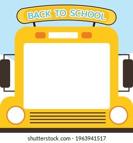 Cartoon Children Back School Background Stock Vector (Royalty Free ...