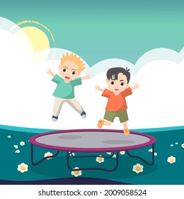 トランポリンイラスト High Res Stock Images Shutterstock トランポリンイラスト High Res Stock Images Shutterstock