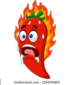 Cartoon chili pepper