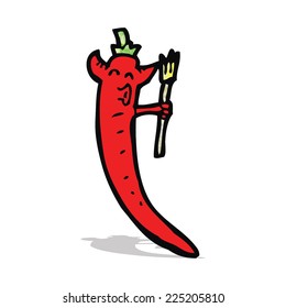 cartoon chili pepper