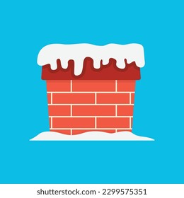 Cartoon Chimney Icon Vector Design.