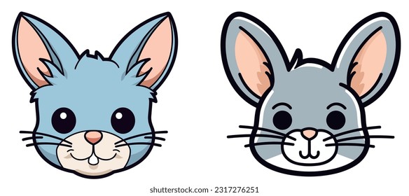 Cartoon chinchilla mascot vector material 