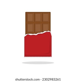 Cartoon Chocolate Icon Vector Design.