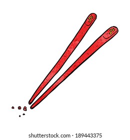 cartoon chopsticks