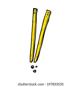 cartoon chopsticks