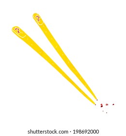 palillos de dibujos animados