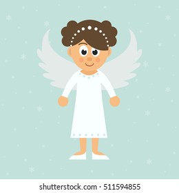 cartoon christmas angel