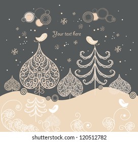 Cartoon Christmas background
