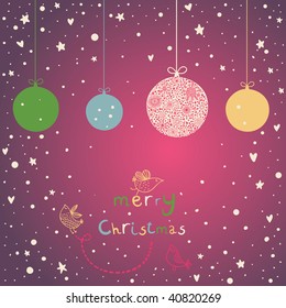 Cartoon Christmas background