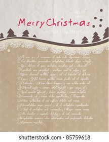Cartoon Christmas background