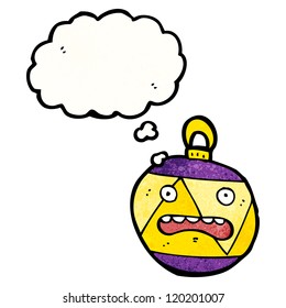 caricatura navideña bauble