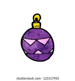 cartoon christmas bauble