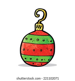 caricatura navideña bauble