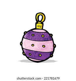 caricatura navideña bauble