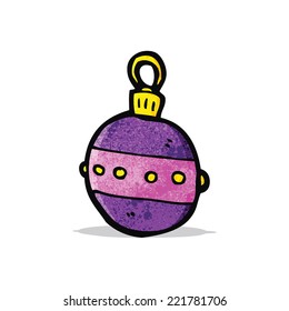 caricatura navideña bauble