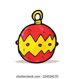 cartoon christmas bauble