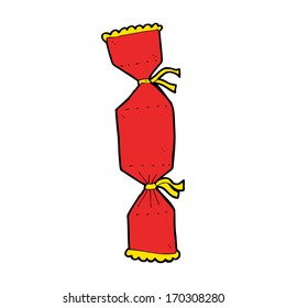 cracker de natal de desenho animado