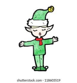 cartoon christmas elf