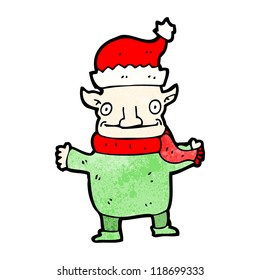 cartoon christmas elf
