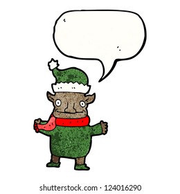 elfo de la navidad
