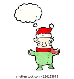 cartoon christmas elf