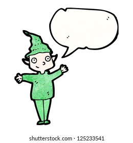 cartoon christmas elf