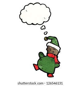 cartoon christmas elf