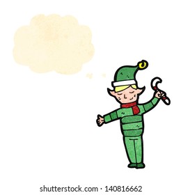 cartoon christmas elf