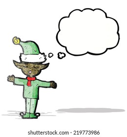 cartoon christmas elf