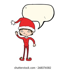 cartoon christmas elf