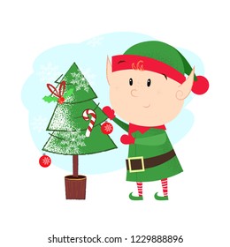 886 Elf decorating tree Images, Stock Photos & Vectors | Shutterstock