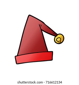 chapéu de natal de desenho animado