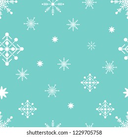 cartoon christmas holiday pattern seamless background with vector design