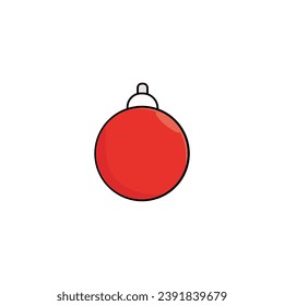 cartoon christmas lights vector flat art