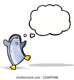 cartoon christmas penguin