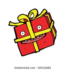 regalo de navidad de caricatura