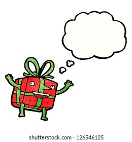 regalo de navidad de caricatura