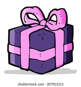 regalo de navidad de caricatura