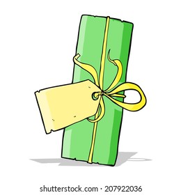 cartoon christmas present