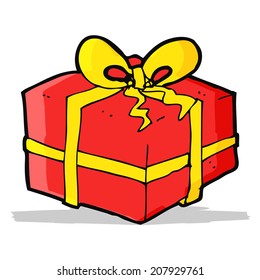 Cartoon-Weihnachtsgeschenk